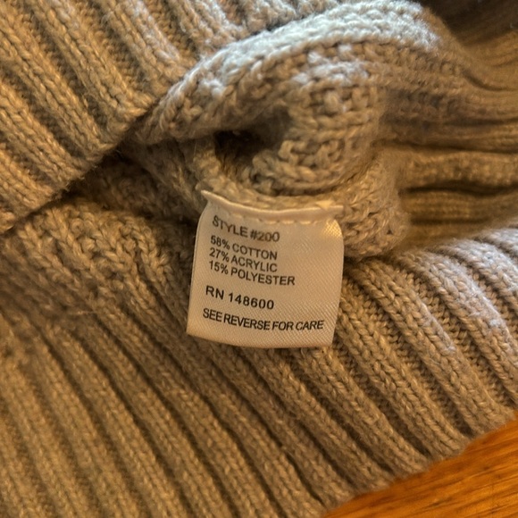 Grey turtleneck sweater - Picture 4 of 6